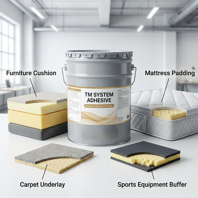 TM Formula Polyurethane Adhesive TM PU Binder For Sponge Soundproofing