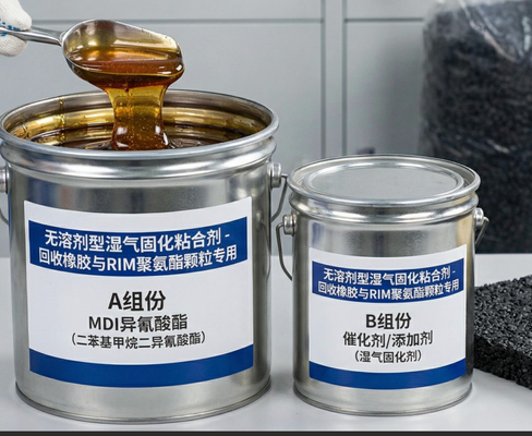 Strong Chemical Bond MDI PU Binder Moisture Curing For Porous Materials