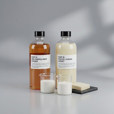 MDI Prepolymer Binder Two Component Polyurethane Adhesive For Automotive Seat Cushion / Interior Parts